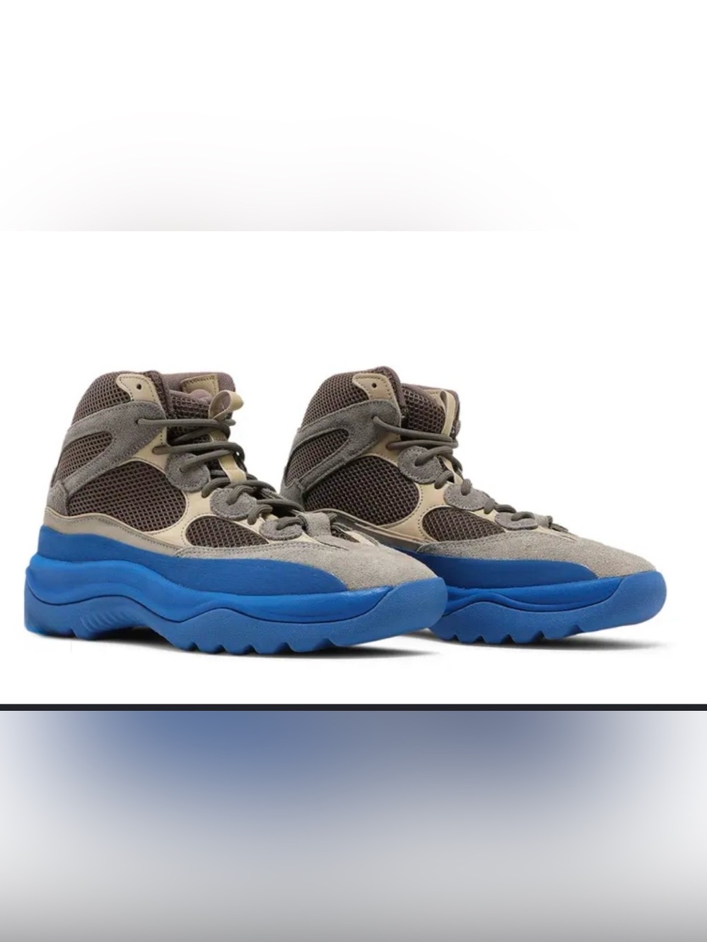 Adidas Yeezy DSRT BT Desert Boot Taupe Blue NWT Men’s 7.5 | Deadstock | Rare